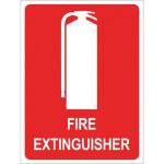 Extinguisher Location Sign Medium Metal
